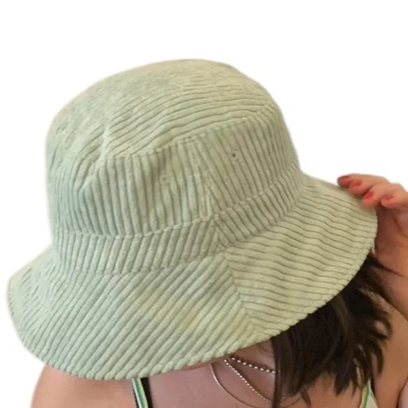 NWOT Wild Fable Corduroy Mint Green Bucket Hat - Picture 9 of 11